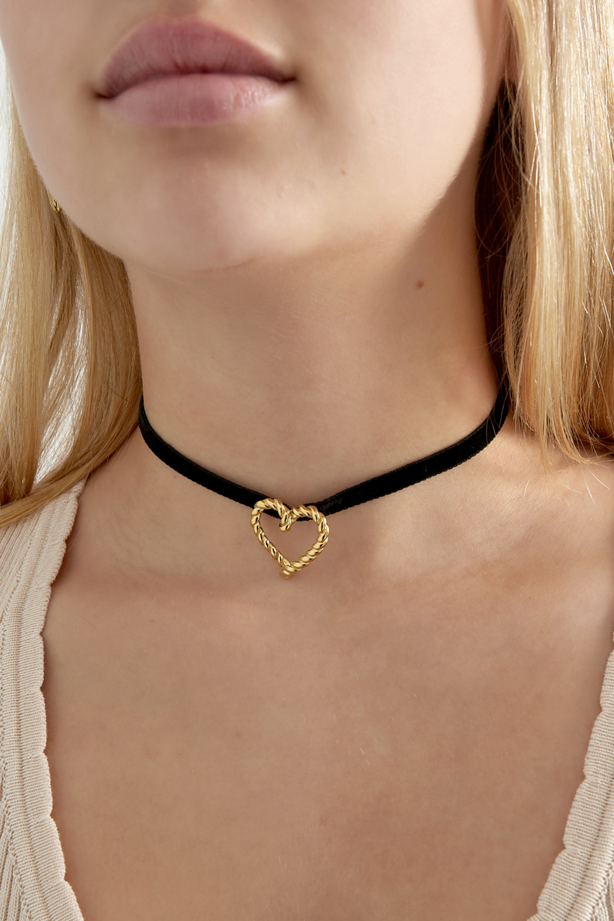 Twisted love necklace - gold  h5 Picture2